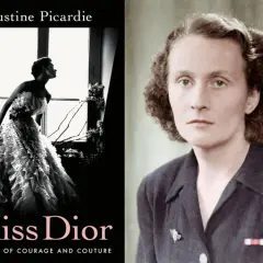 Catherine Dior, hermana de Christian Dior, en la portada del libro "Miss Dior".