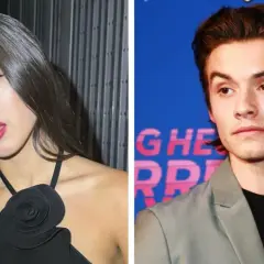 Olivia Rodrigo y su novio, Zack Bia, en un evento.