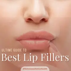Primeros planos de unos labios voluminosos y definidos, resultado de un aumento de labios.