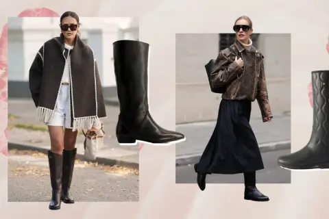 Botas tendencia: modelos altos de cuero y estilo motero, perfectos para looks urbanos y chic.