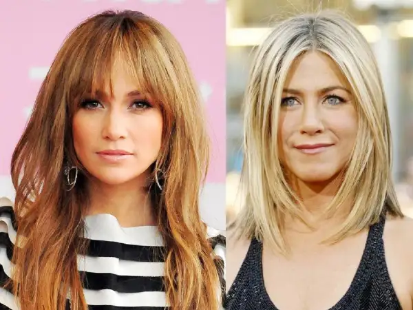 Jennifer Lopez y Jennifer Aniston, dos estilos que rejuvenecen cortes de pelo mujer de 50 años.